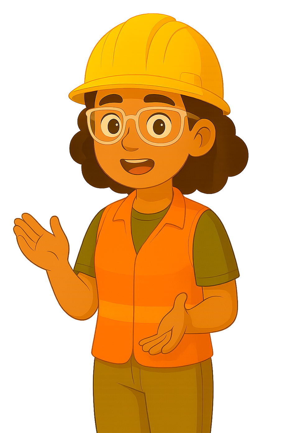 Anita explicando el juego