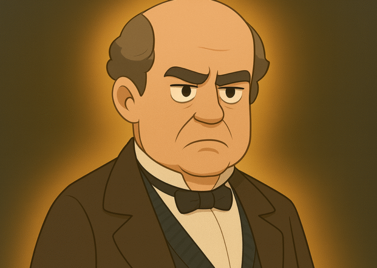 Imagen icónica de Domingo Faustino Sarmiento