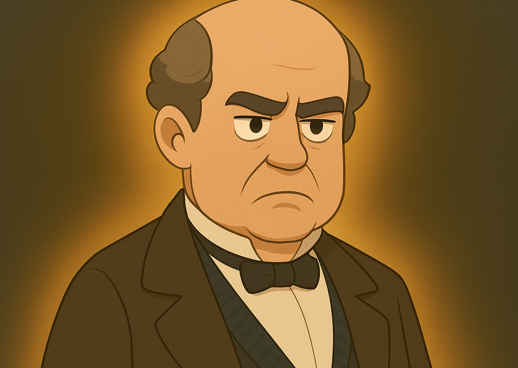 Imagen icónica de Domingo Faustino Sarmiento