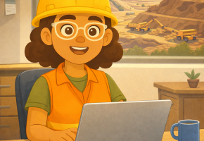 Anita trabajando en su oficina (1)